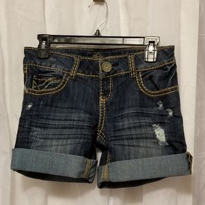 Denim jean shorts
